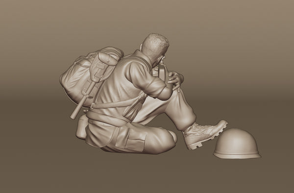 Resin Figure - USMC Scout Sniper (Vietnam)