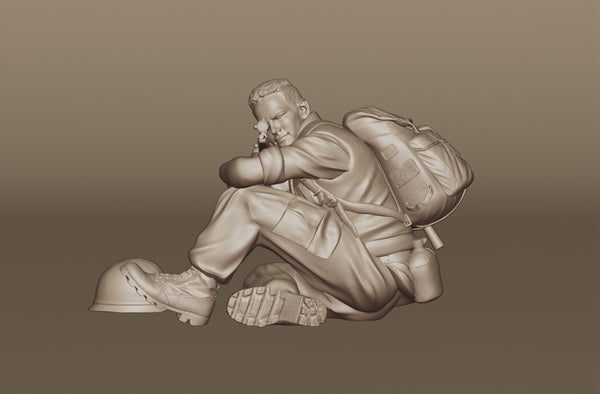 Resin Figure - USMC Scout Sniper (Vietnam)