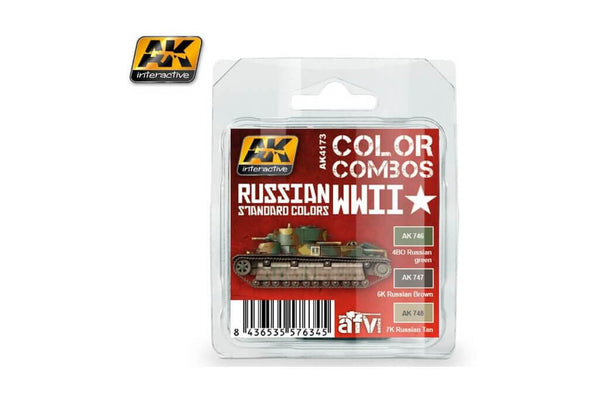 AK Interactive Russian WWII Standard Colour Combo Set AK04173