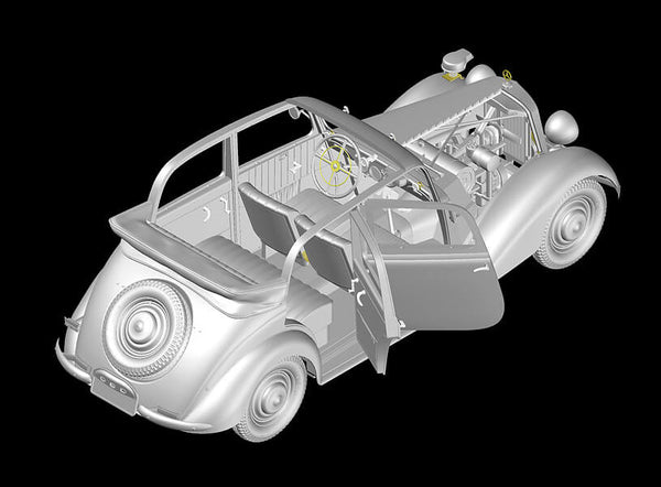 1/35 scale model Miniart German Staff Car Mercedes Benz 170V 35103