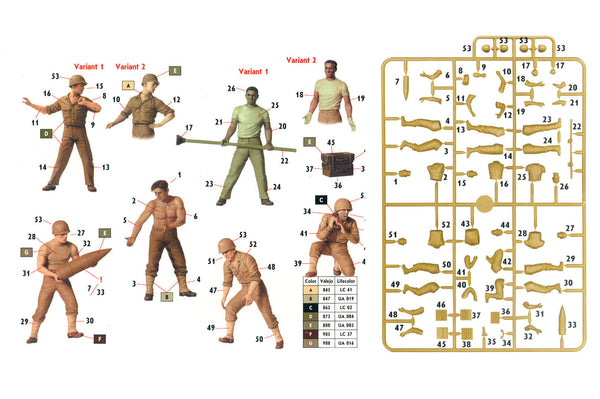 Master Box 1:35 - US Artillery Crew