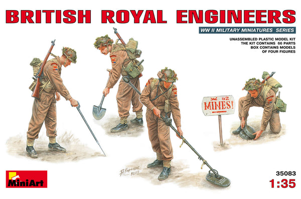 1/35 scale model Miniart British Royal Engineers