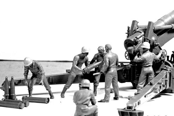 1/35 scale model MasterBox US Artillery Crew