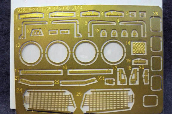  1/35 scale model HobbyBoss Russian T-50 Infantry Tank