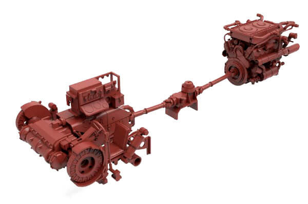 1/35 scale model Meng Sd.Kfz.182 King Tiger Interior (Henschel)