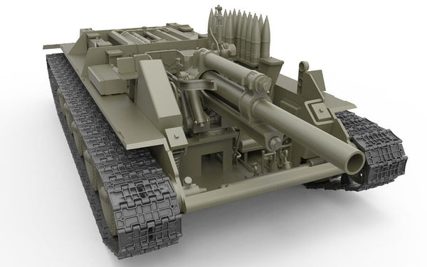 1/35 scale model Miniart SU-122 Initial Production With Full Interior Plastic Kit 35175