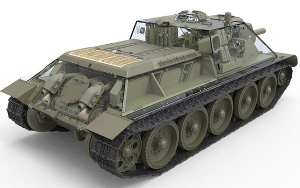 1/35 scale model Miniart SU-122 Initial Production With Full Interior Plastic Kit 35175