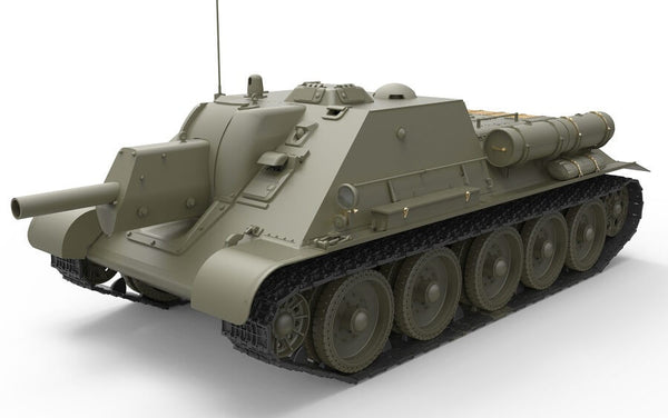 1/35 scale model Miniart SU-122 Initial Production With Full Interior Plastic Kit 35175