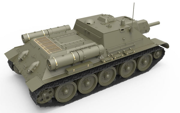 1/35 scale model Miniart SU-122 Initial Production With Full Interior Plastic Kit 35175