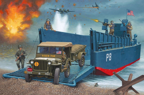 Revell 1/35 LCM3 50ft Landing Craft & Jeep