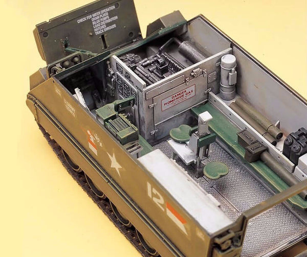 1/35 scale model Academy M113A1 APC Vietnam version