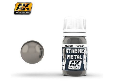 AK Interactive Extreme Metal Paints AK669 Titanium