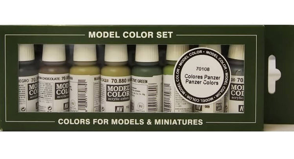Vallejo Model Colour Set Panzer 8 Colours 70108