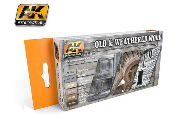 AK Interactive Old and Weathered Wood Vol. 2 AK563