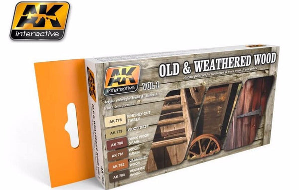 AK Interactive Old and Weathered Wood Vol. 1 AK562