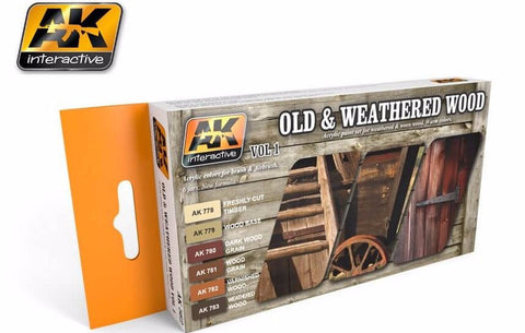 AK Interactive Old and Weathered Wood Vol. 1 AK562