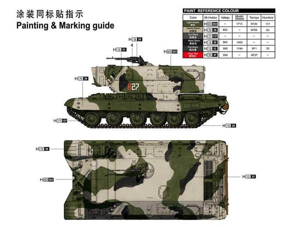 1/35 scale model Trumpeter Soviet 1K17 Szhatie