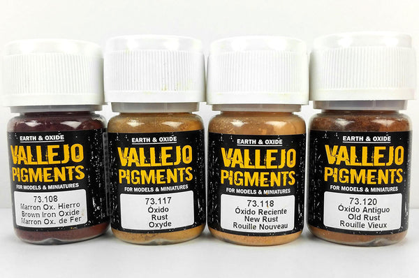 Vallejo Pigments Set Rust & Corrosion