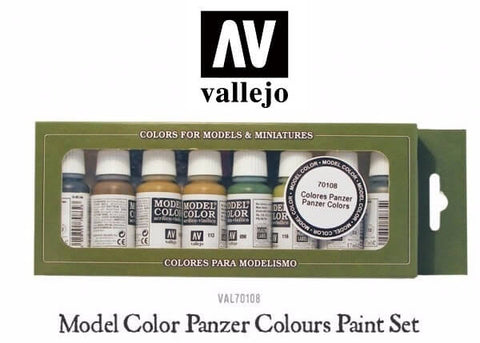 Vallejo Model Colour Set Panzer 8 Colours 70108