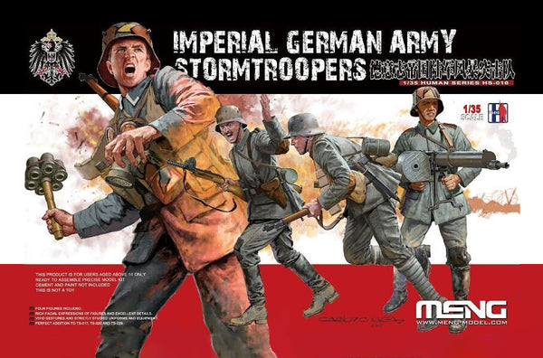 1/35 scale Meng Model Imperial German Army Stormtroopers