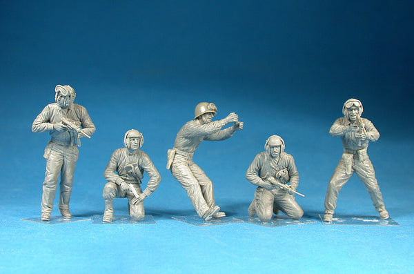 1/35 scale model Miniart Close Combat US Tank Crew