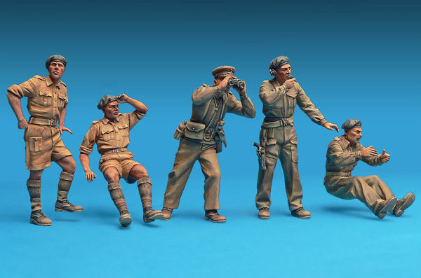 1/35 scale model Miniart British Armoured Car Crew