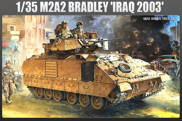 1/35 scale model Academy M2A2 Bradley Iraq 2003