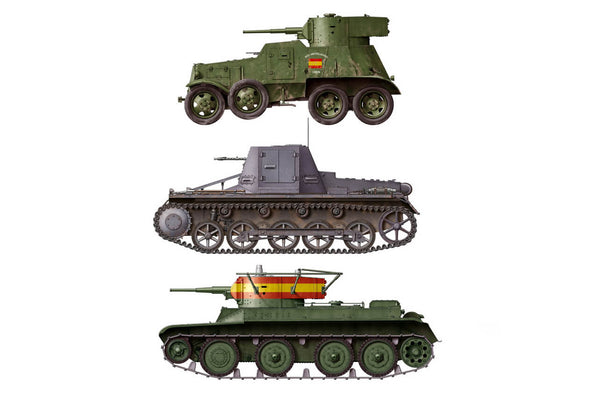 AK Interactive 1936-1939 Spanish Civil War Colours Set