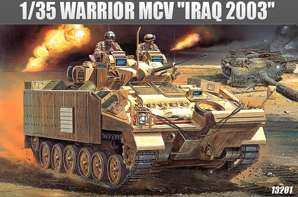 1/35 scale model Academy Warrior MCV Iraq 2003