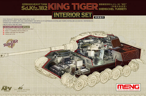 1/35 scale model Meng Sd.Kfz.182 King Tiger Interior (Henschel)