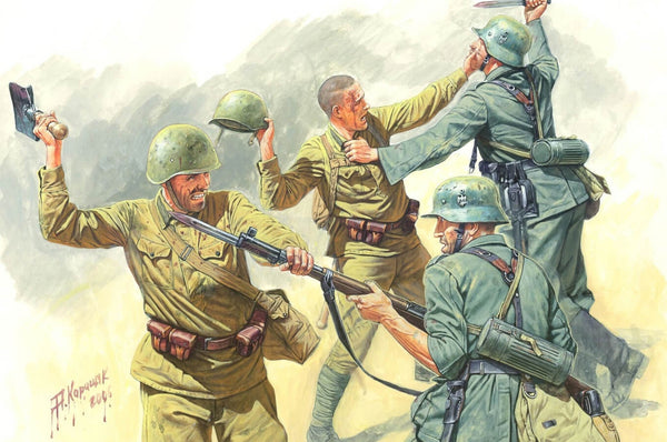 1/35 scale model MasterBox  Eastern Front Series, Hand-to-Hand (1941-1942)