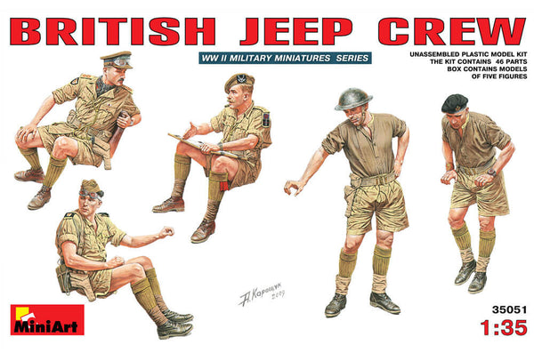 Miniart 1/35 - British Jeep Crew