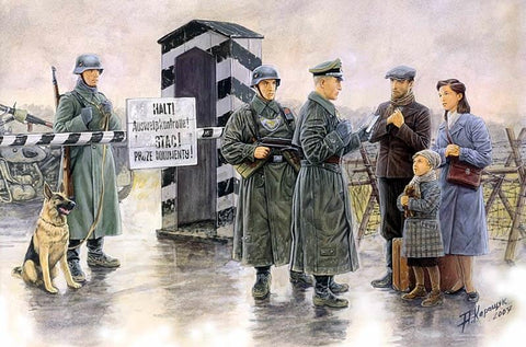 1/35 scale model Master Box Checkpoint Set