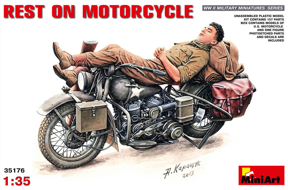 Miniart 1:35 - Rest on Motorcycle - Panzer Models
