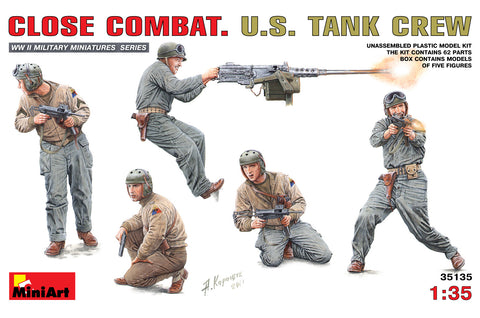 1/35 scale model Miniart Close Combat US Tank Crew