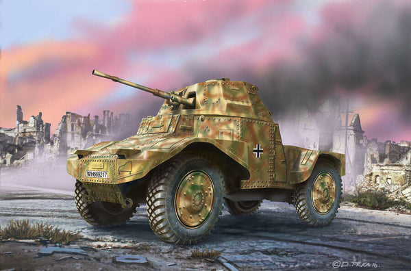 1/35 scale model Revell Armoured Scout Vehicle P204 (f)
