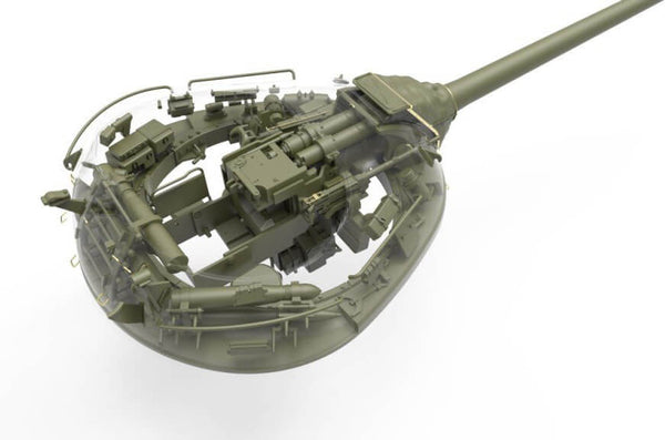 1/35 scale model Miniart T-54-3 Mod. 1951 with Interior