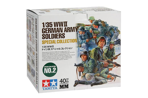 1/35 scale model Tamiya WWII German Soldiers Special Collection No.2 Plastic Figure Set 89781