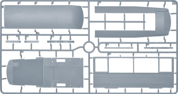 1/35 scale diorama Miniart European Tram Car with Crew and Passengers