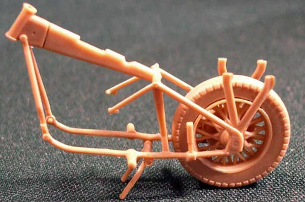 1/35 scale model Master Box German Motorcycle & Sidecar WWII