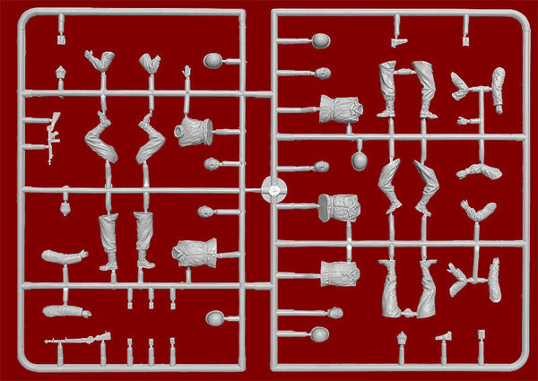 Miniart 1/35 U.S. Jeep crew Plastic Figure Model Kit 35047