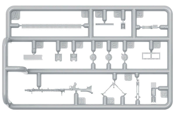 1/35 scale model Miniart German Machine Gun Set