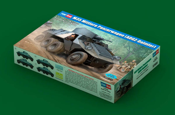  1/35 scale model HobbyBoss M35 Mittlere Panzerwagen (ADGZ-Daimler)