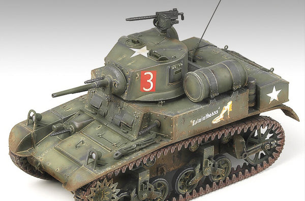 1/35 scale model Academy US M3A1 Stuart Light Tank (Replaces ACA01398)