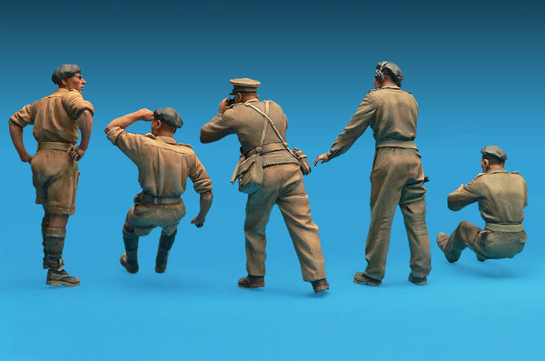 1/35 scale model Miniart British Armoured Car Crew