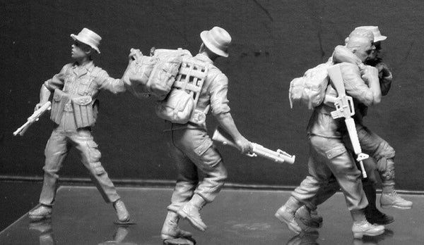 1/35 scale model MasterBox Head for the "Huey", Vietnam War series