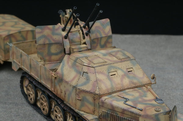 1/35 scale model Trumpeter German 2cm Flakvierling 38 auf Selbstfahrlafette