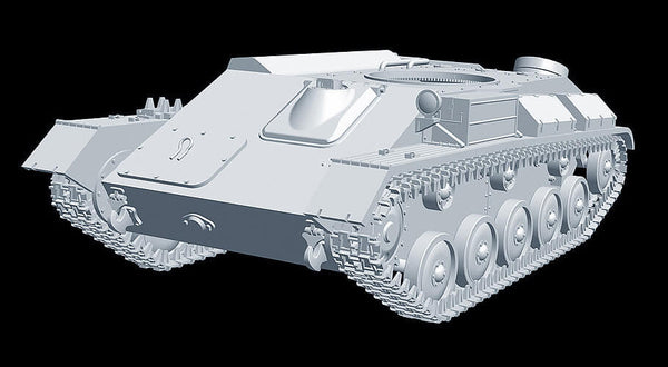 1/35 scale model Miniart German Artillery Tractor T-70 & 7.62cm Gun FK288 w/Crew kit 35039