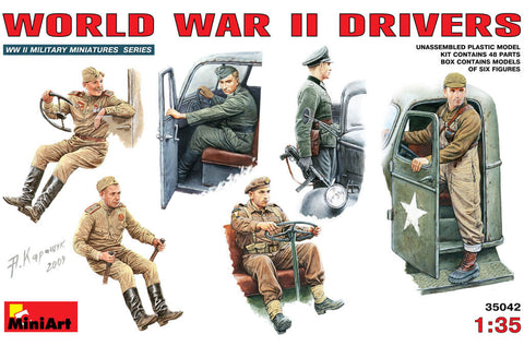 1/35 scale Miniart WWII Drivers