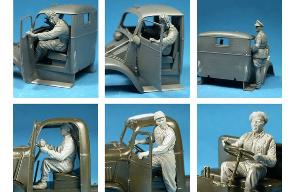 1/35 scale Miniart WWII Drivers